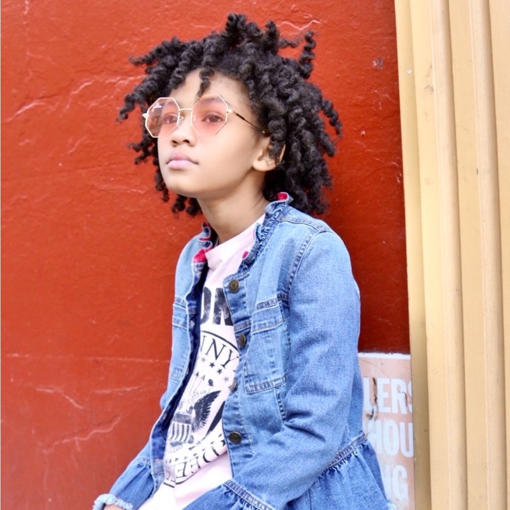 Trendy Pink Geometric Sunglasses